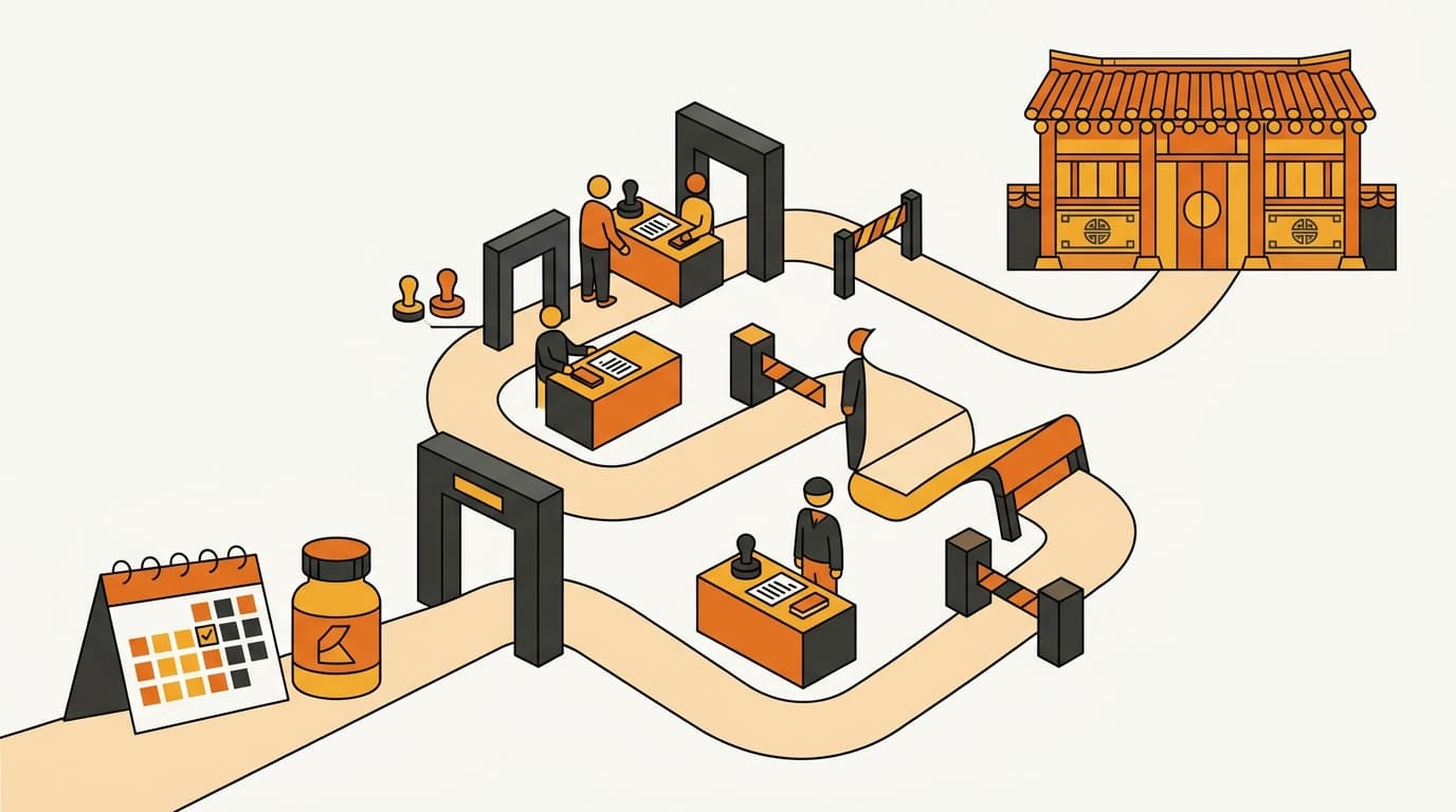 Korea Supplement Entry: 5–8 Month Timeline