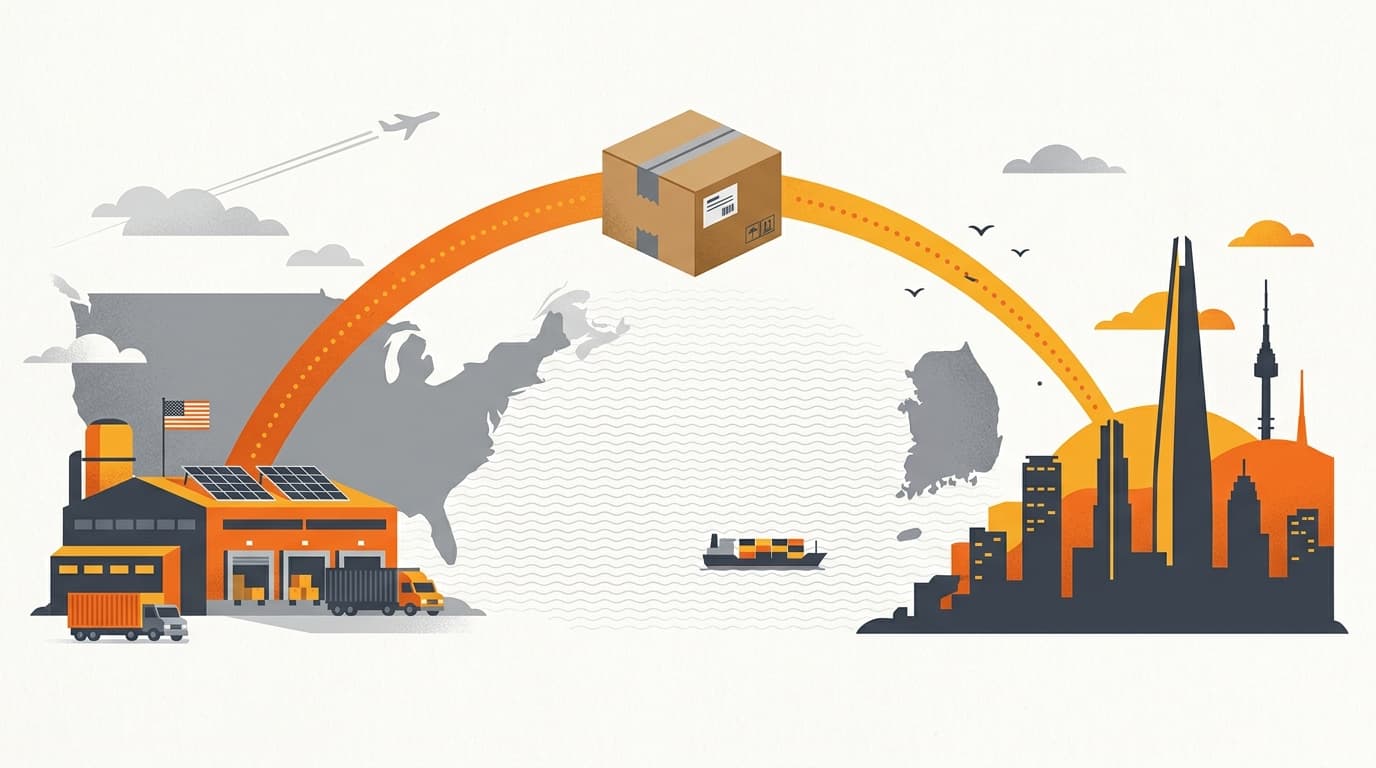 Shipping US to Korea: Time and Cost Per Order
